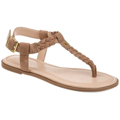 JOURNEE COLLECTION JOURNEE WOMEN'S GENEVIVE FLAT SANDALS
