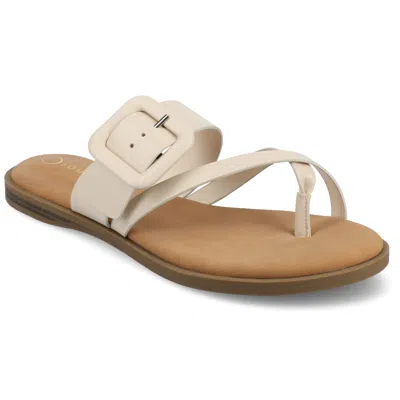 JOURNEE COLLECTION JOURNEE WOMEN'S LAYRA FLAT SANDALS