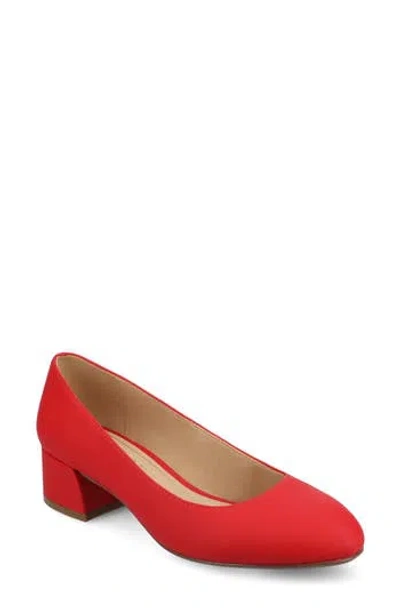 JOURNEE COLLECTION JOURNEE COLLECTION SAARII BLOCK HEEL PUMP