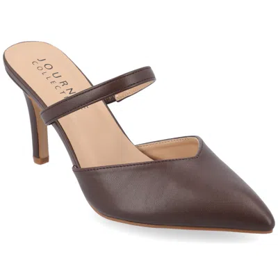 JOURNEE COLLECTION COLLECTION WOMEN'S NARROW WIDTH SUPERNATURAL TRU COMFORT FOAM YVON PUMPS COOL SHADES