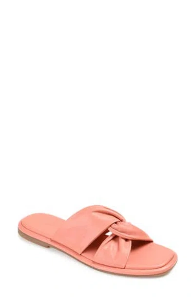 JOURNEE SIGNATURE JOURNEE SIGNATURE KANNDICE CRISSCROSS SLIDE SANDAL