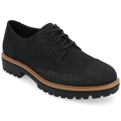 JOURNEE WOMEN'S MEDIUM AND WIDE WIDTH CLAUDIYA OXFORD