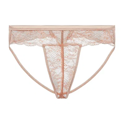 JOURNELLE NEUTRALS SAPNA MENS JOCK STRAP THONG PRALINE