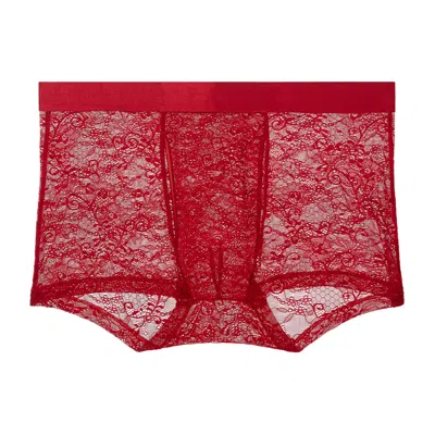 JOURNELLE RED SAPNA MENS BOXER BRIEF CLARET