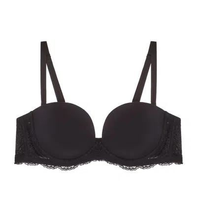JOURNELLE WOMEN'S BLACK SAPNA STRAPLESS PLUNGE NOIR