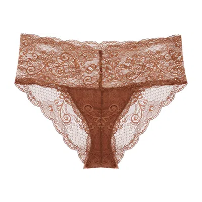 JOURNELLE WOMEN'S BROWN SAPNA HIPSTER CANNELLE