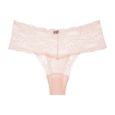JOURNELLE WOMEN'S NEUTRALS SAPNA MID-RISE THONG BLUSH