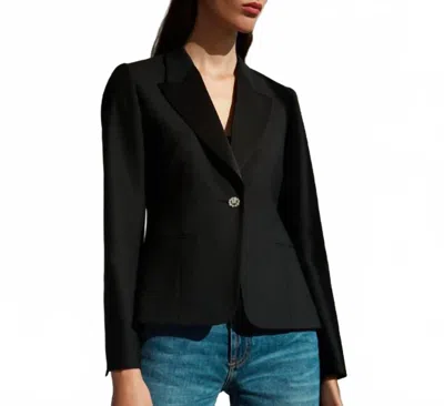 JUDITH & CHARLES TROPHEE JACKET IN BLACK