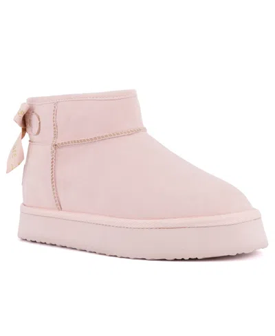 JUICY COUTURE WOMEN'S OLDEN MINI PLATFORM COLD WEATHER BOOTIES