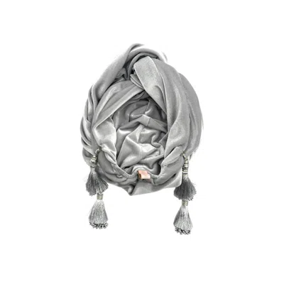 JULIA CLANCEY WOMEN'S SILVER DIDI DORADO TURBAN