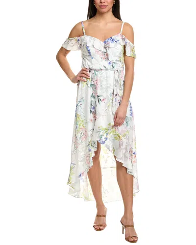 JULIA JORDAN JULIA JORDAN PRINTED BURNOUT CHIFFON MAXI DRESS