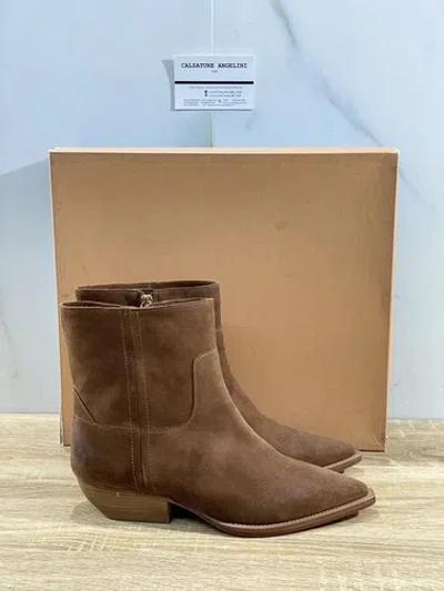 JULIE DEE JULIE DEE TEXANISCH FRAU JS8399 AUS VELOURSLEDER CACAO TEXAN STIL 37