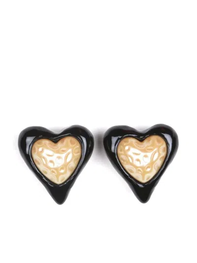 JULIETTA HEART-SHAPED STUD EARRINGS