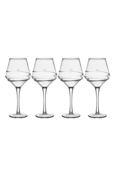JULISKA JULISKA AMALIA ACRYLIC SET OF 4 WINE GLASSES