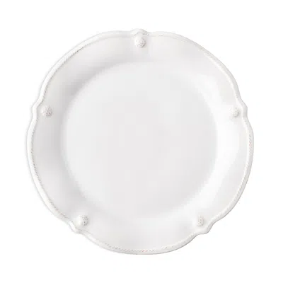 JULISKA BERRY & THREAD WHITEWASH FLARED DESSERT/SALAD PLATE