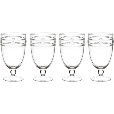 JULISKA JULISKA ISABELLA SET OF 4 ACRYLIC GOBLETS
