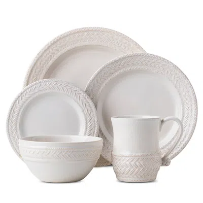 JULISKA LE PANIER WHITEWASH 5 PC PLACE SETTING