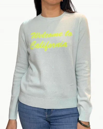 JUMPER1234 WELCOME CREWNECK SWEATER IN NOOR NEON YELLOW
