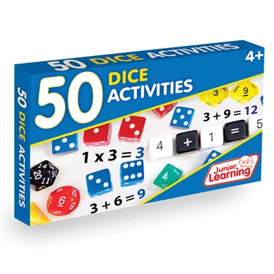 JUNIOR LEARNING 50 DICE ACTIVITIES LEARNING GAME