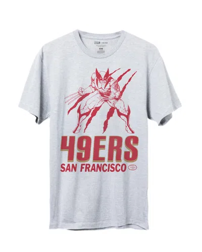JUNK FOOD CLOTHING 49ERS MARVEL WOLVERINE SLASH TEE