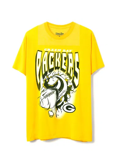 JUNK FOOD CLOTHING UNISEX NFL GREEN BAY PACKERS BREAKTHROUGH FLEA MARKET TEE