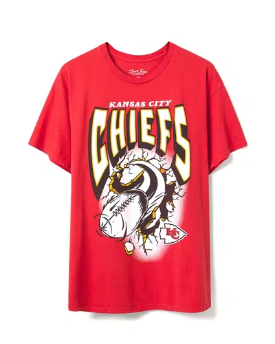 JUNK FOOD CLOTHING UNISEX NFL KANSAS CITY CHIEFS BREAKTHROUGH FLEA MARKET TEE