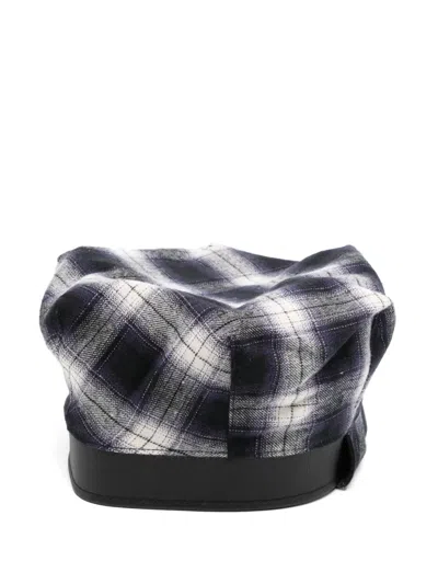 JUNTAE KIM SCARF TIE-NECK BERET