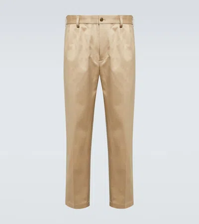 JUNYA WATANABE COTTON GABARDINE STRAIGHT PANTS