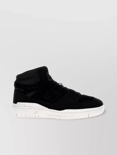 JUNYA WATANABE HIGH-TOP SNEAKERS WITH TEXTURED UPPER AND RUBBER SOLE