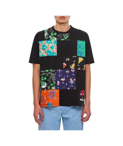 JUNYA WATANABE JUNYA WATANABE MAN X LOUSY LIVIN PATCHWORK CREWNECK T-SHIRT