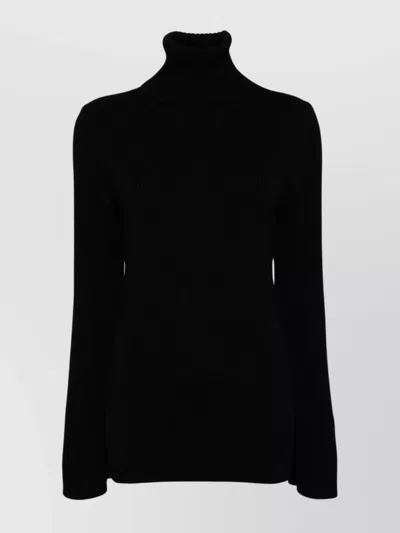 JUNYA WATANABE WOOL BLEND TURTLENECK RIBBED KNIT