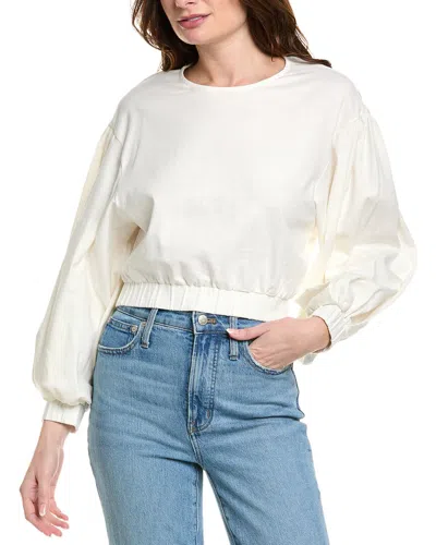 JUST BEE QUEEN JUST BEE QUEEN WHITNEY LINEN-BLEND TOP