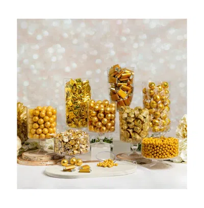 JUST CANDY DELUXE GOLD CANDY BUFFET, 14 POUNDS