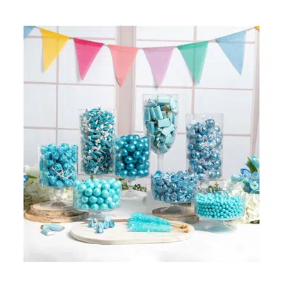 JUST CANDY DELUXE LIGHT BLUE CANDY BUFFET, 14 POUNDS