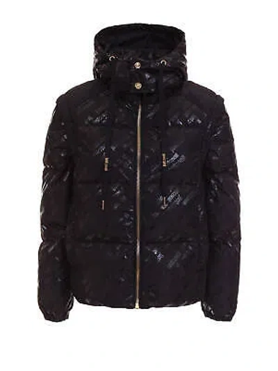 JUST CAVALLI JUST CAVALLI BLACK DOWN JACKET