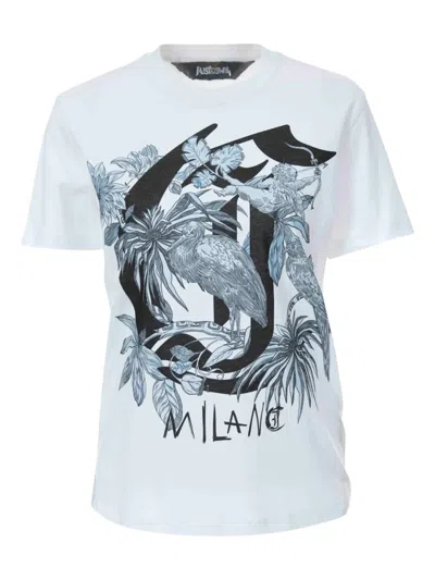 JUST CAVALLI COTTON T-SHIRT