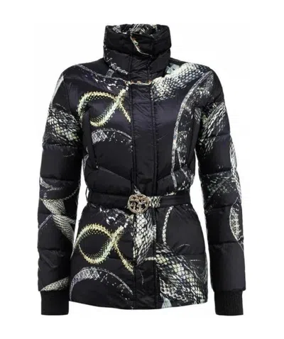 JUST CAVALLI STAND-COLLAR COTTON CLOTHES