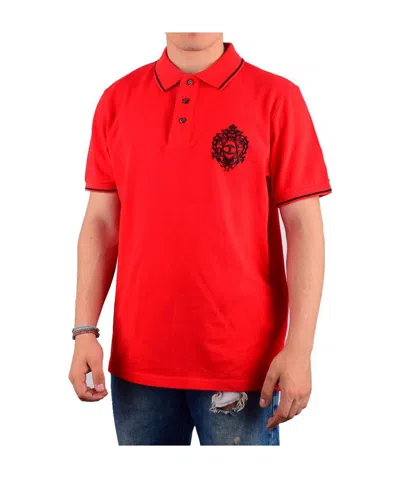 JUST CAVALLI STRETCH KNITTED POLO SHIRT