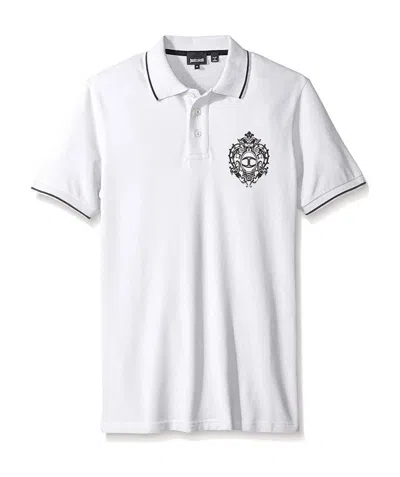 JUST CAVALLI STRETCH KNITTED POLO SHIRT