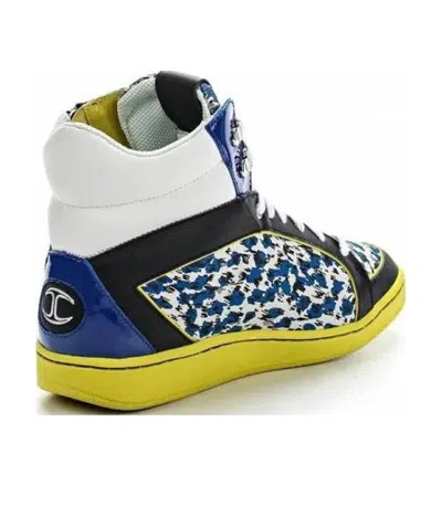 JUST CAVALLI HIGH-TOP CASUAL SNEAKERS