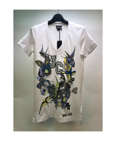 JUST CAVALLI LOGO DETAILS SHORT-SLEEVED T-SHIRT