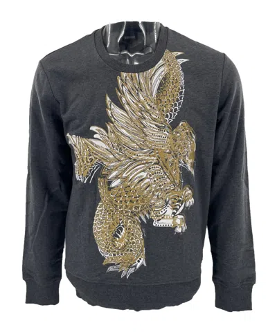 JUST CAVALLI PATTERN PRINTED HOODIE