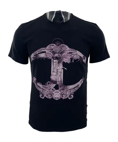 JUST CAVALLI PATTERN PRINTED SHORT-SLEEVED T-SHIRT