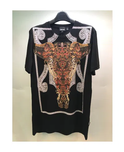 JUST CAVALLI PRINTED ROUND-NECKED T-SHIRT
