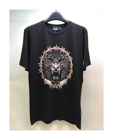 JUST CAVALLI PRINTED ROUND-NECKED T-SHIRT
