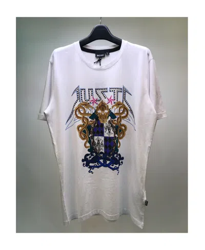 JUST CAVALLI PRINTED ROUND-NECKED T-SHIRT
