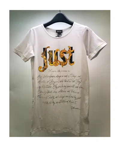 JUST CAVALLI PRINTED ROUND-NECKED T-SHIRT