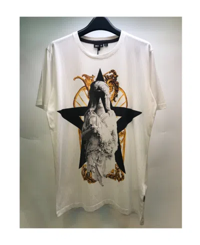 JUST CAVALLI PRINTED ROUND-NECKED T-SHIRT