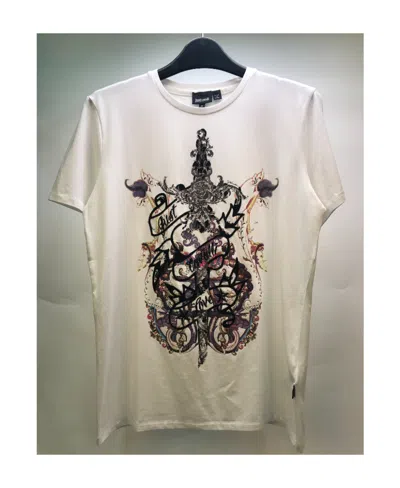 JUST CAVALLI PRINTED ROUND-NECKED T-SHIRT