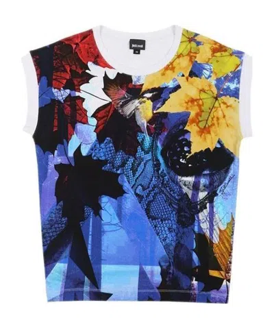 JUST CAVALLI PRINTED T-SHIRT